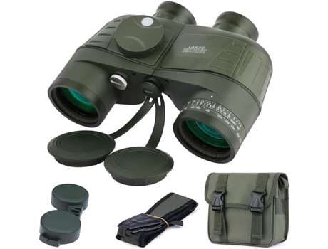 Prismáticos 10×50 CHRONUS WYJ22728-R21 verde militar