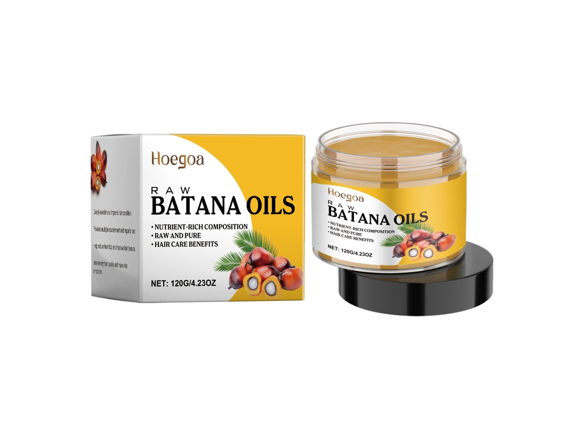 El aceite capilar Batana nutre, fortalece, aporta brillo, controla el encrespamiento y proporciona volumen natural.