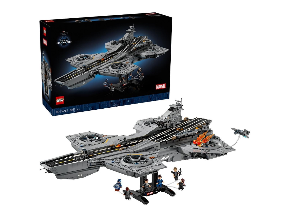 Lego® 76354 Marvel Helitransporte De S.h.i.e.l.d. - Kit De Construcción
