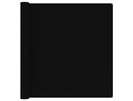 vidaXL Alfombra para tienda de campaña negro 300x500 cm