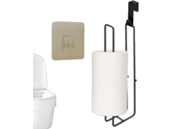 Toallero de papel que ahorra espacio, no requiere taladrar, ideal para cocina y baño, Gokoco