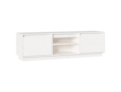 Mueble de TV madera maciza de pino blanco VIDAXL (140 x 35 x 40 cm)