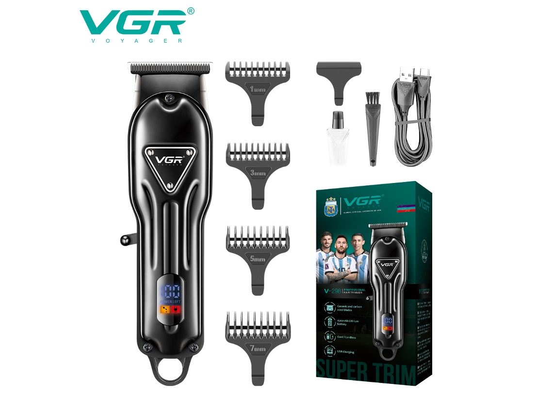 Cortapelos Eléctrico Con Pantalla Digital, Alta Potencia, Para Estilizar Y Dar Forma Al Cabello, Recortadora De Pelo Eléctrica.