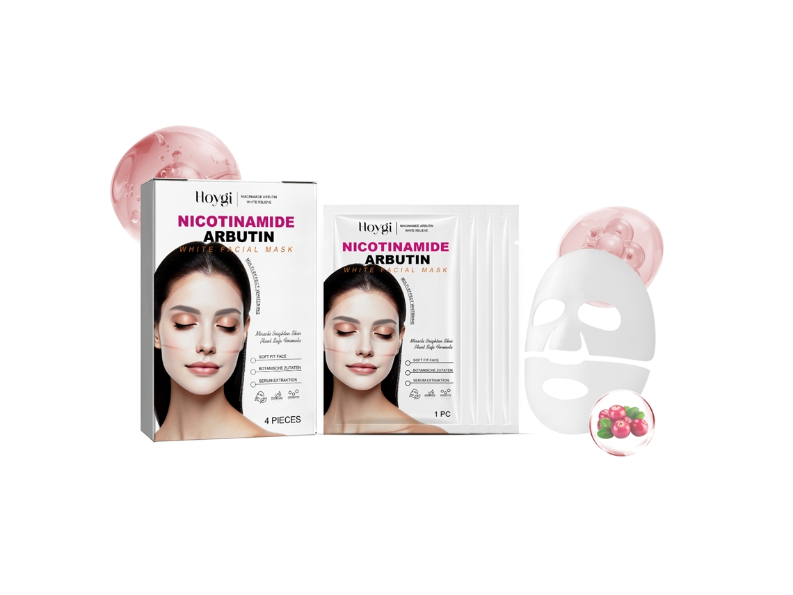 Mascarilla hidratante con niacinamida y arbutina (envasada)