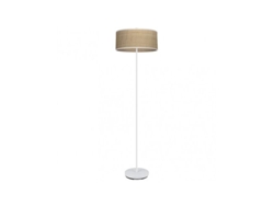 Pie de salón Jerte 1xe27 Blanco/natural 165x40x40 Cm Fabrilamp
