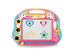 Pizarra Mágica LEXIBOOK Unicornio A5 Con Accesorios Magnéticos (Edad Mínima Recomendada: 3 años)
