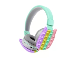 Auriculares Bluetooth TRUMSEN K33 Over Ear Luz Verde