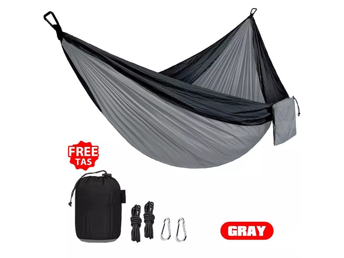 Hamaca Eifson Simple con cuerda, 270 x 140 cm (negra)