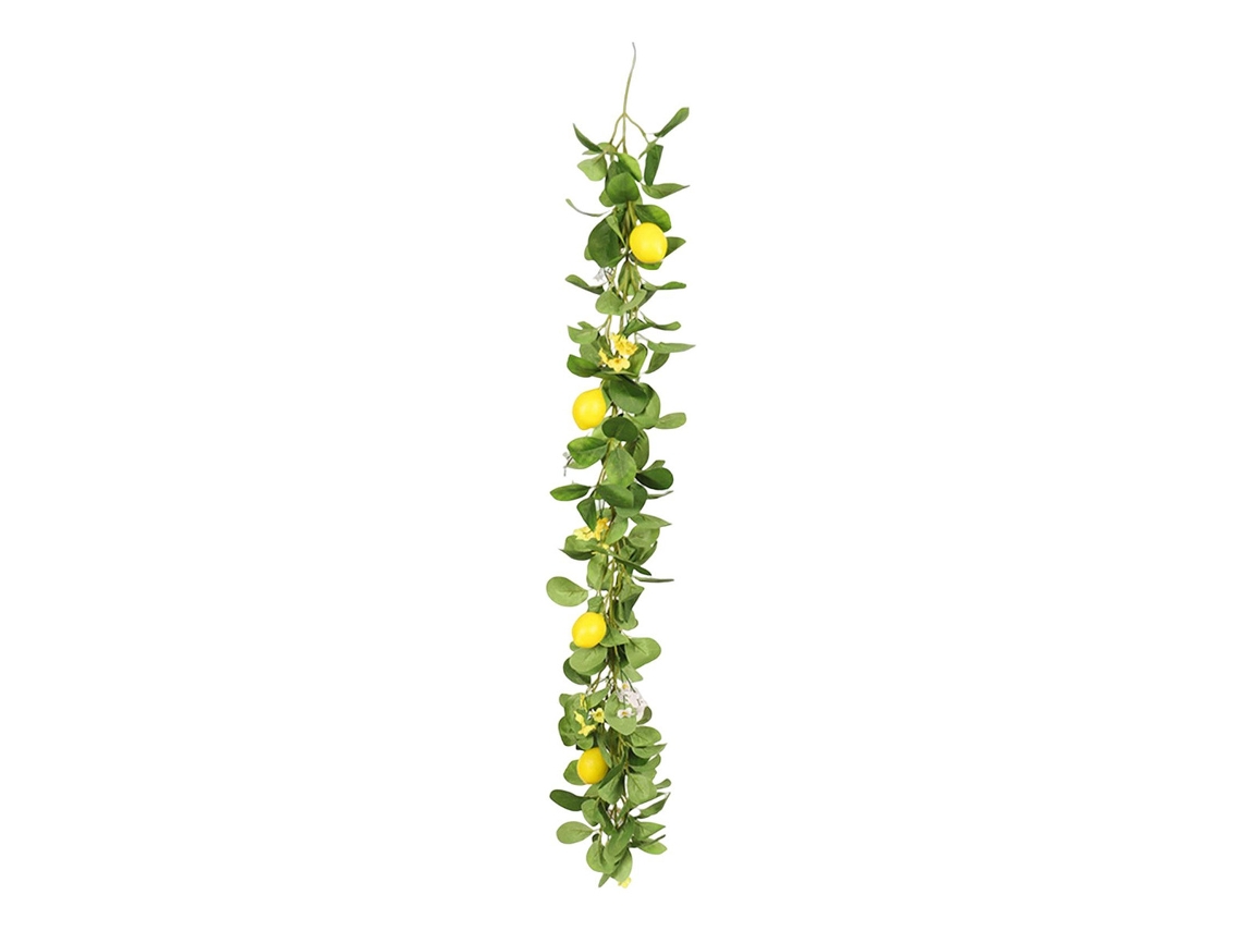 Guirnalda de limones artificiales, decoración de jardín, lowmoose