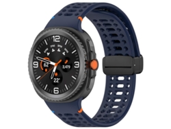 Correa de silicona negra con cierre magnético para Samsung Galaxy Watch 8 / 8 Classic