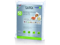 Pack de 50 bolsas para Envasado al Vacío LAICA VT3504 (20x28x2 cm)
