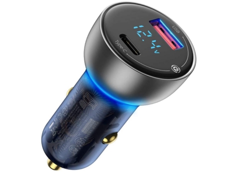 Cargador de Auto USB CHRONUS QP0327-Y6 Negro