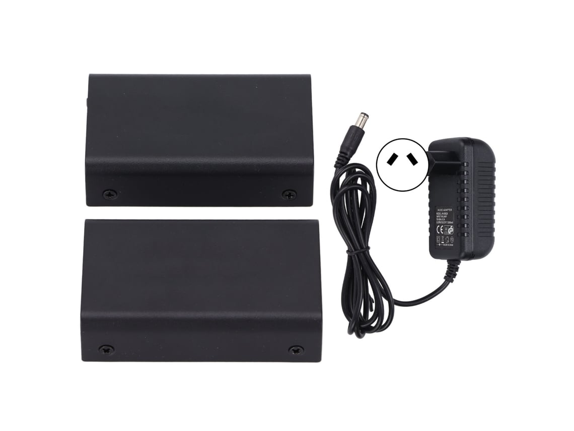 Extensor De Interface Multimídia Hd 1080p Cat6 Cat7 Rj45 Conversor Com Cópia Edid Plug 100‑240vau
