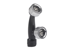 Boquilla De Doble Niebla De Alta Presión Con Rosca Hembra De 1/4" Para Jardín Y Riego.