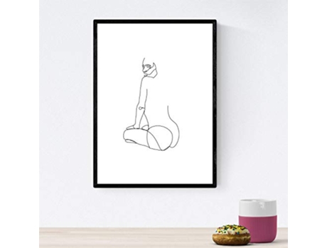 Poster NACNIC Dibujos y Bocetos a Una Linea (A3)