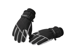 Guantes de esquí de invierno para mujer, guantes de snowboard impermeables con pantalla táctil y antideslizantes