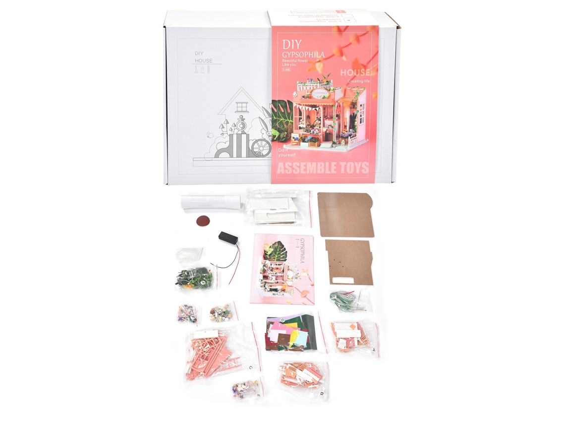Kit De Montaje De Casa De Muñecas En Miniatura Para Manualidades - Regalo - Decoración - Juguete