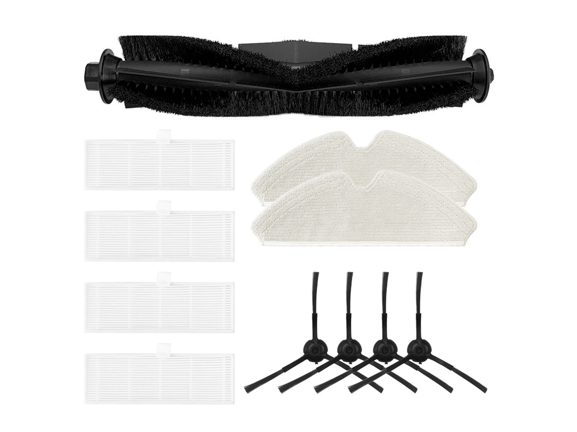Fregonas Hepa de Cepillo Lateral Ad-Roller para Proscenic M7 Pro/Kyvol Cybovac S31/Honiture Q6/Uoni, accesorios para aspiradoras