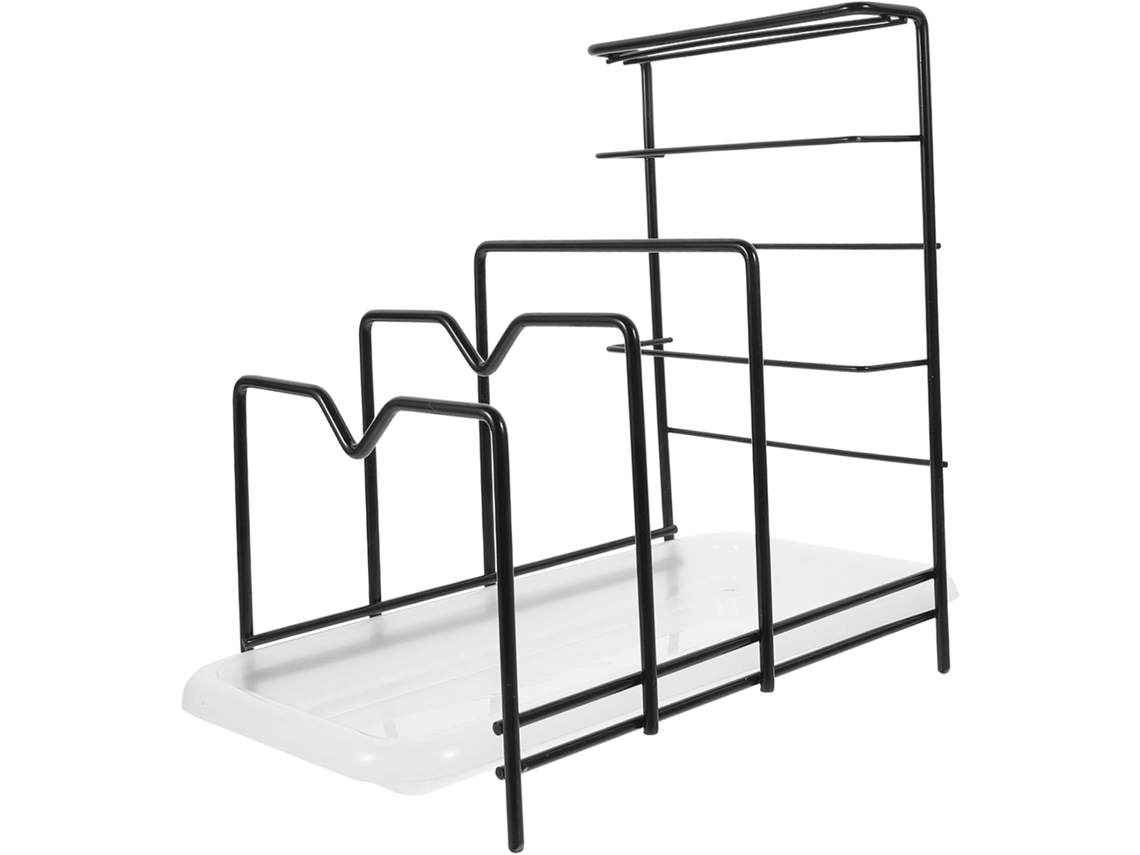 Organizador De Ollas Cocina Hecho Material Duradero Y Resistente Seguro Usar Ligero Portátil Fácil Limpiar
