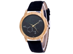 Reloj De Pulsera Casual De Cuarzo Con Correa De Denim Trendy Simple Pattern