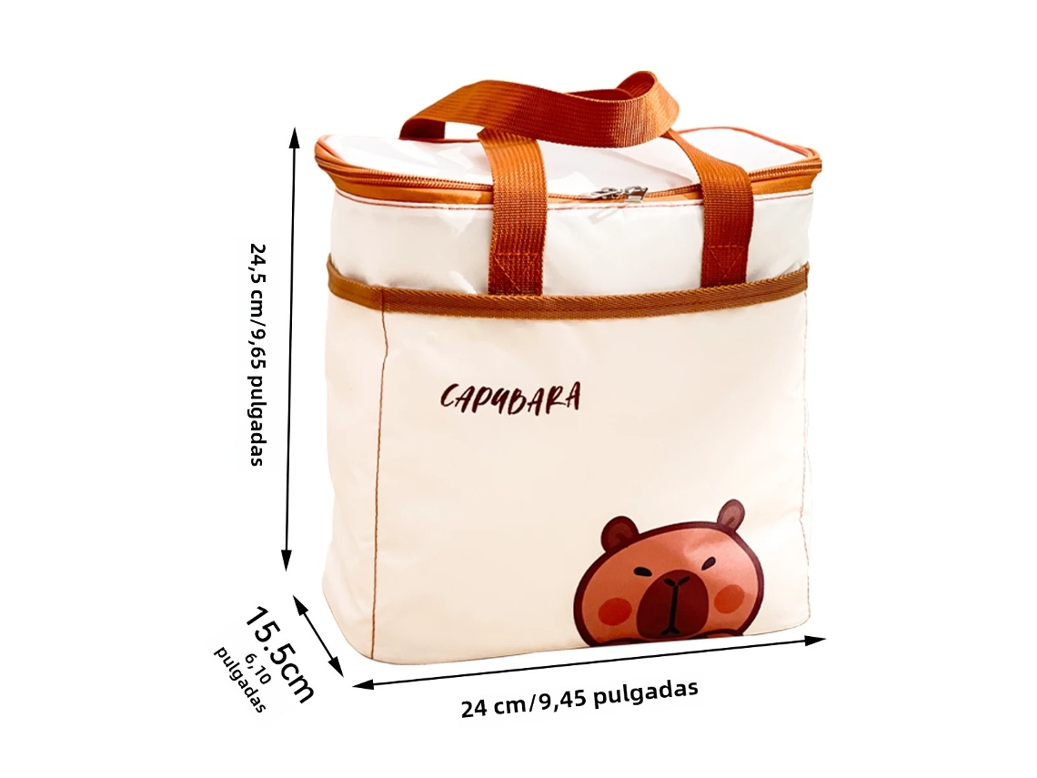 Bolsa de almuerzo portátil impermeable de gran capacidad, ideal para alimentos. MDUG (estilo Cl)