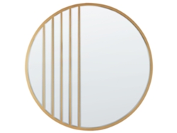 Espejo BELIANI Coust de MDF Dorado 80x2x80