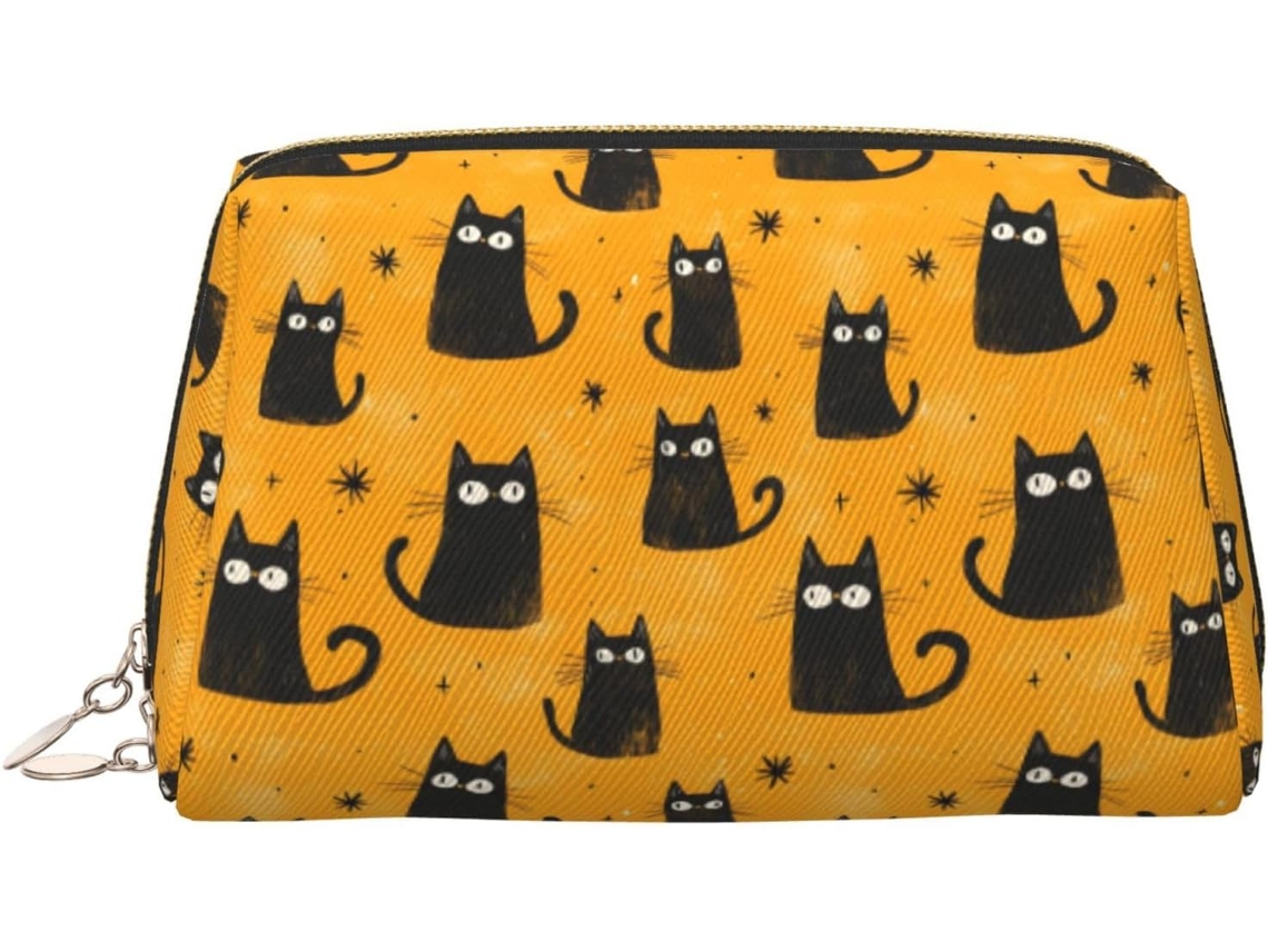 Neceser De Viaje Cuero Organizador Para Mujer Diseño Estampado Vacaciones