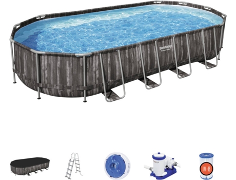 Piscina Tubular BESTWAY 5611T (con Cartucho - 25495 L - 366x122cm)