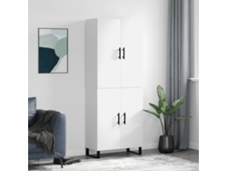 Aparador Alto Madera Contrachapada Blanco 69,5x34x180 Cm