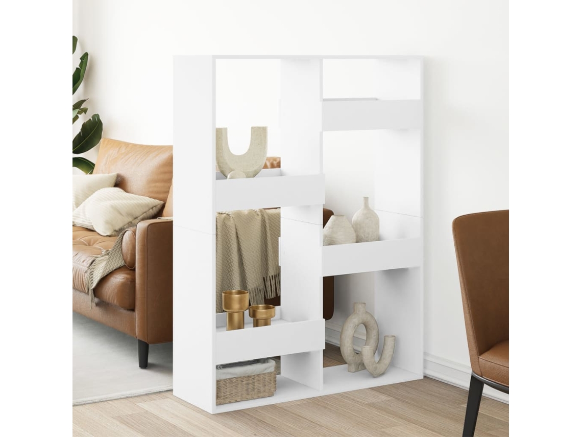 Biombo | Biombo 100x33x135 cm, Derivados de Madera, Blanco Wsd205577 Lovely Home