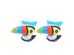 Brazalete inflable de tucán para nadadores principiantes de 3 a 6 años