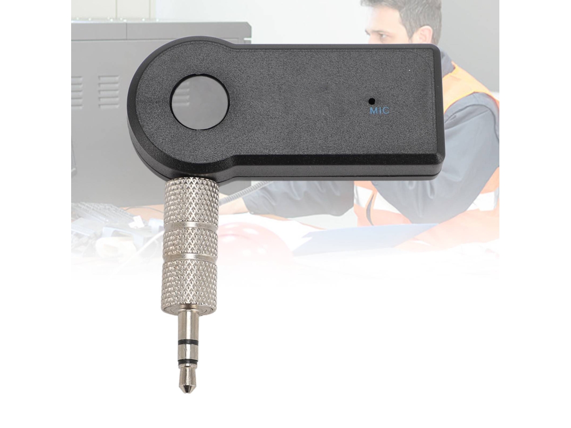 Adaptador Inalámbrico Bluetooth Para Coche Con Entrada Aux De 3,5 Mm Para Auriculares Estéreo Y Altavoces Domésticos (1 Unidad)
