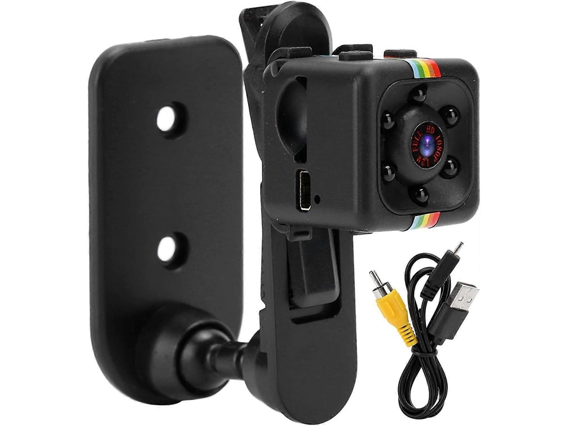 Cámara portátil, mini cámara de bolsillo con visión nocturna HD 1080p, diseño ligero y fácil de instalar, mini grabadora de vídeo y altamente compatible.