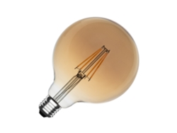 Bombilla LED Filamento E27 8w 750 Lm G125 Oro Sin Parpadeo 2200k Súper Cálida Ledkia