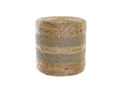 Reposapiés de fibra de junco marino ALEXANDRA HOUSE LIVING (42x42x40cm)