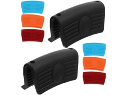 Tú, 4 Pares De Fundas De Silicona Para Mangos De Ollas, Resistentes Al Calor, Para Agarraderas De Ollas