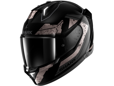Casco SHARK Skwal I3 Rhad Prt/Cromado/Antracita (Xs)