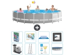 Intex Piscina Prism Frame Redonda - 549x122 Cm - 9-peças S533
