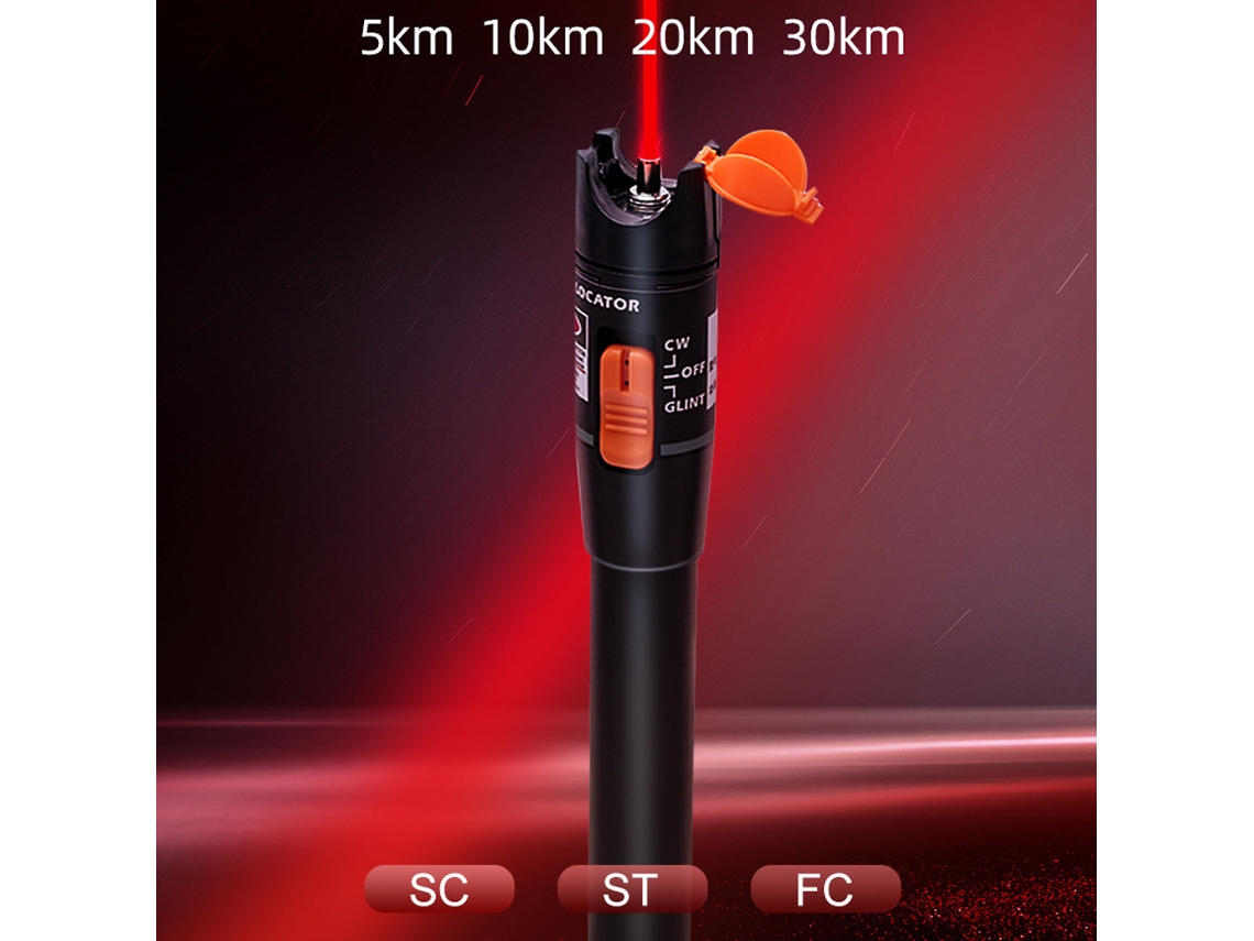 Kit De Prueba De Fibra Óptica Con Medidor De Potencia Y Localizador Visual Portátil