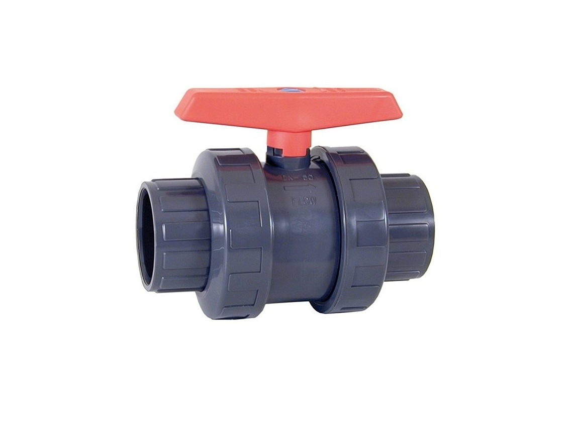 Válvula De Bola Encolar 90 Mm Para Pegar Pvc. Presión Máxima 10 Bar. Utilizado En Tuberías De Polietieno Y Pvc De 90mm 3