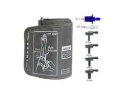 Brazalete de presión arterial XL para monitor Omron, brazo de repuesto de 22 a 52 cm, acero grande, Happy H GOKOCO (9'' 20.5'')