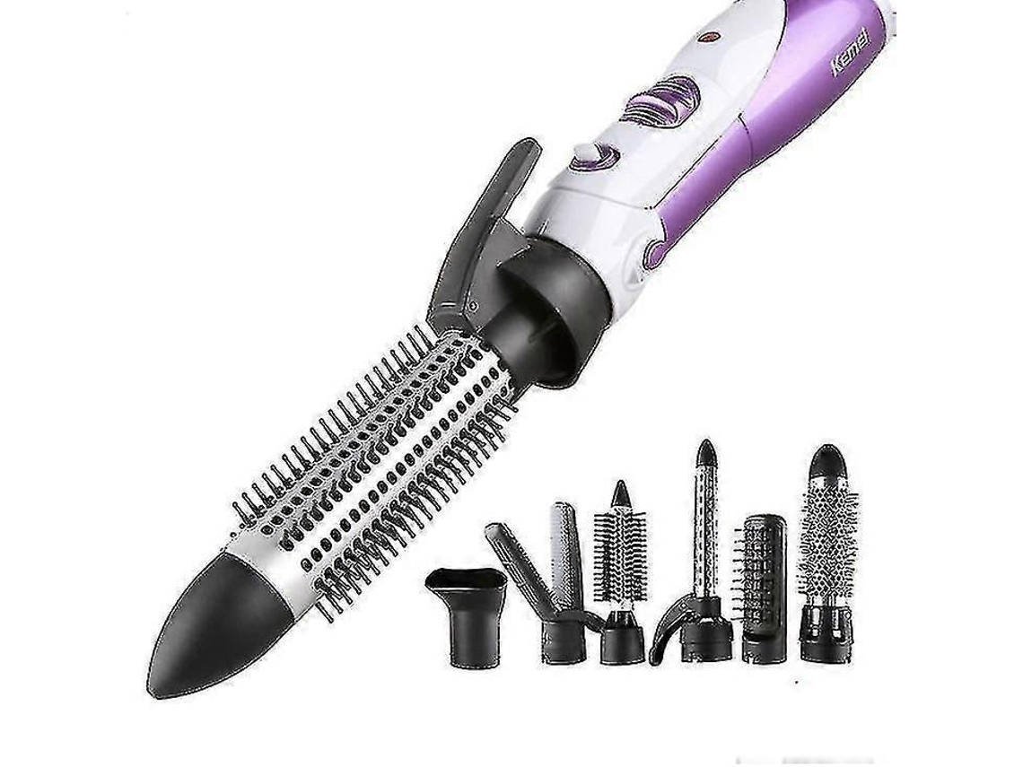 Secador de pelo Chennnls siete en uno, morado, para uso doméstico.