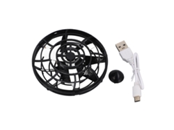 Ats-drone Mini Top Toy Operado A Mano Con Carga Usb, Juguete Volador Con Luces Led Rgb Y Rotación 360° Para Niños Y Adultos