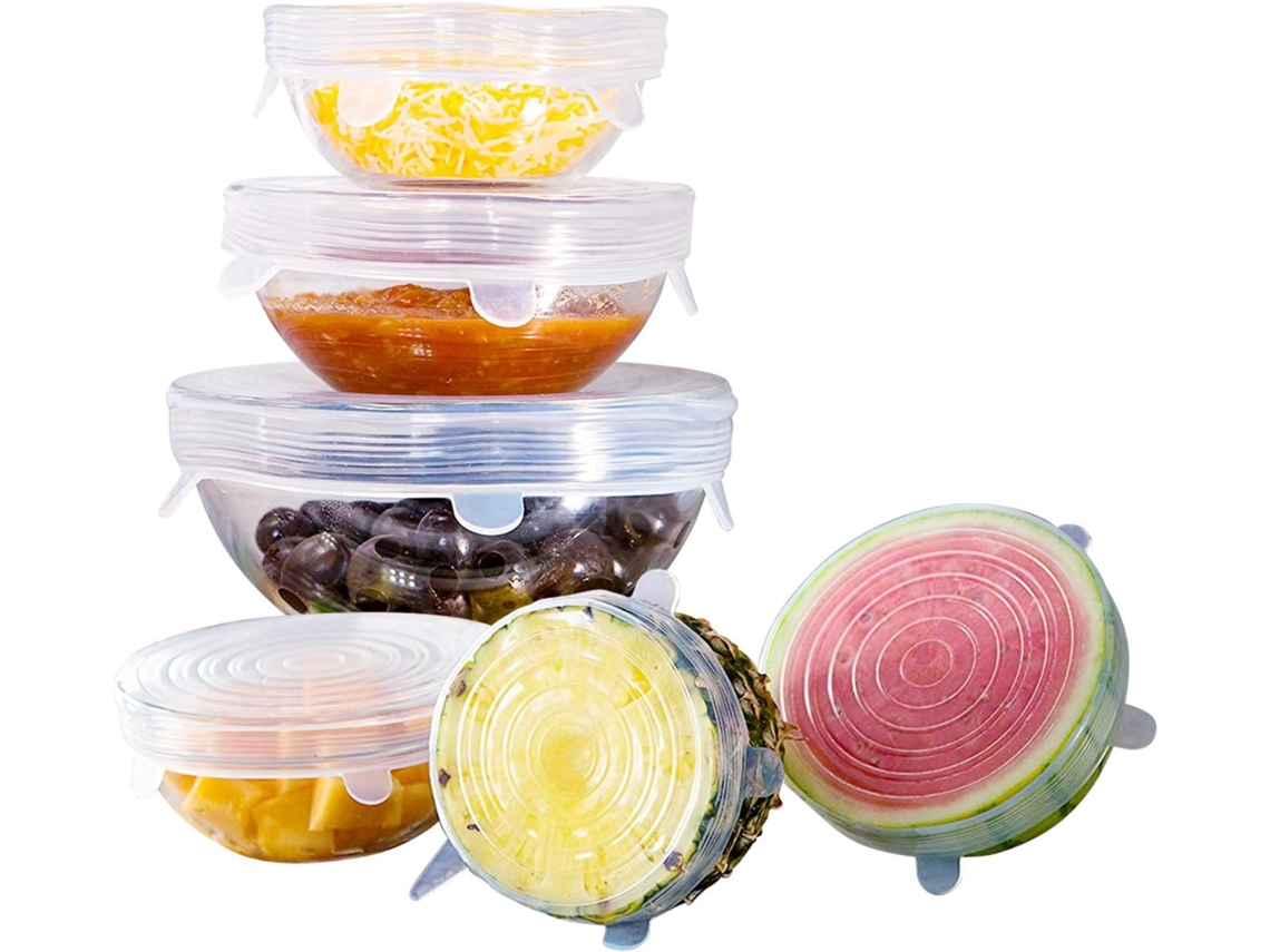 TAPA de silicona JEIIBRZUI para recipientes elásticos