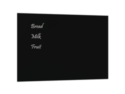 Pizarra magnética pared vidrio templado negro 40x30 cm VIDAXL