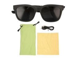 Gafas inteligentes Bluetooth con conducción ósea y reducción de ruido, Bluetooth 5.0, inalámbricas, para vacaciones, playa y conducción, color negro.
