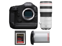 Canon Eos R1 + Rf 70-200mm F/2.8 L Is Usm Z Blanco + 1 Sandisk 256gb Extreme Pro Cfexpress Type B + Canon Lp-e19 + Ebook Pricedirect