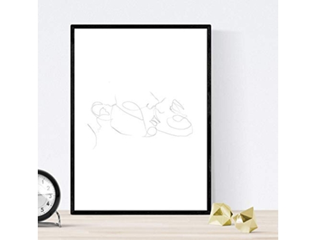 Poster NACNIC Dibujos y Bocetos a Una Linea (A3)