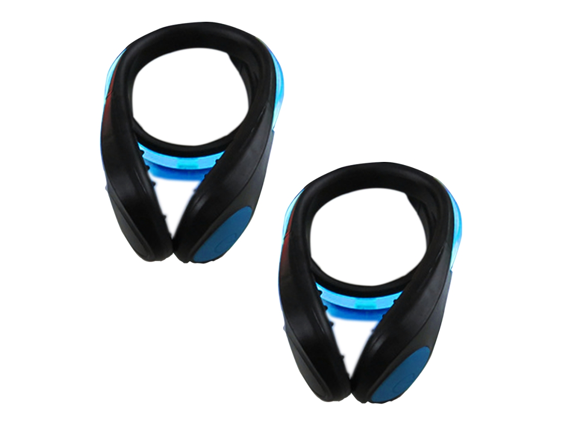 MEOIRUERY 2 unidades de clips de zapato con LED para deportes al aire libre, luces de advertencia para correr y ciclismo nocturno