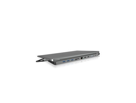 Icy Box Ib-Dk2106-C Cable Usb 3.2 Gen 1 3.1 Gen 1 Tipo-C Antracita Negro